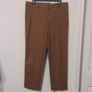 Loft Women's Tan Straight Leg Dress Pants Business Casual Wear. Size 8 NWT